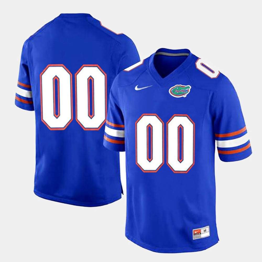 NCAA Florida Gators Customize Men's #00 Nike Royal Blue Limited Stitched Authentic College Football Jersey ETV8364JF